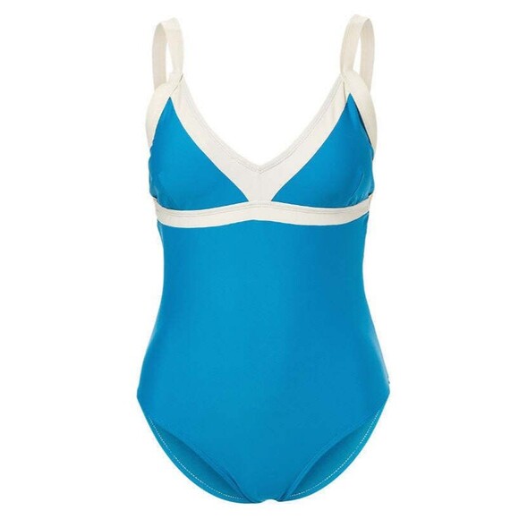 Vigoss Women's Peacock Blue One-Piece Swimsuit Small - Picture 1 of 3